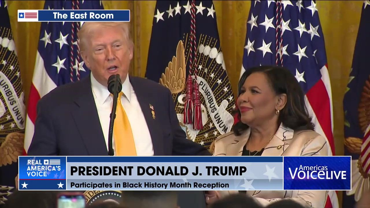 PRESIDENT TRUMP PARTICIPATES IN THE WHITE HOUSE'S BLACK HISTORY MONTH RECEPTION