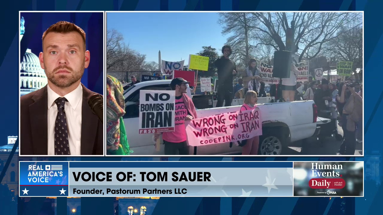 White House Protests as Iran Strikes Begin