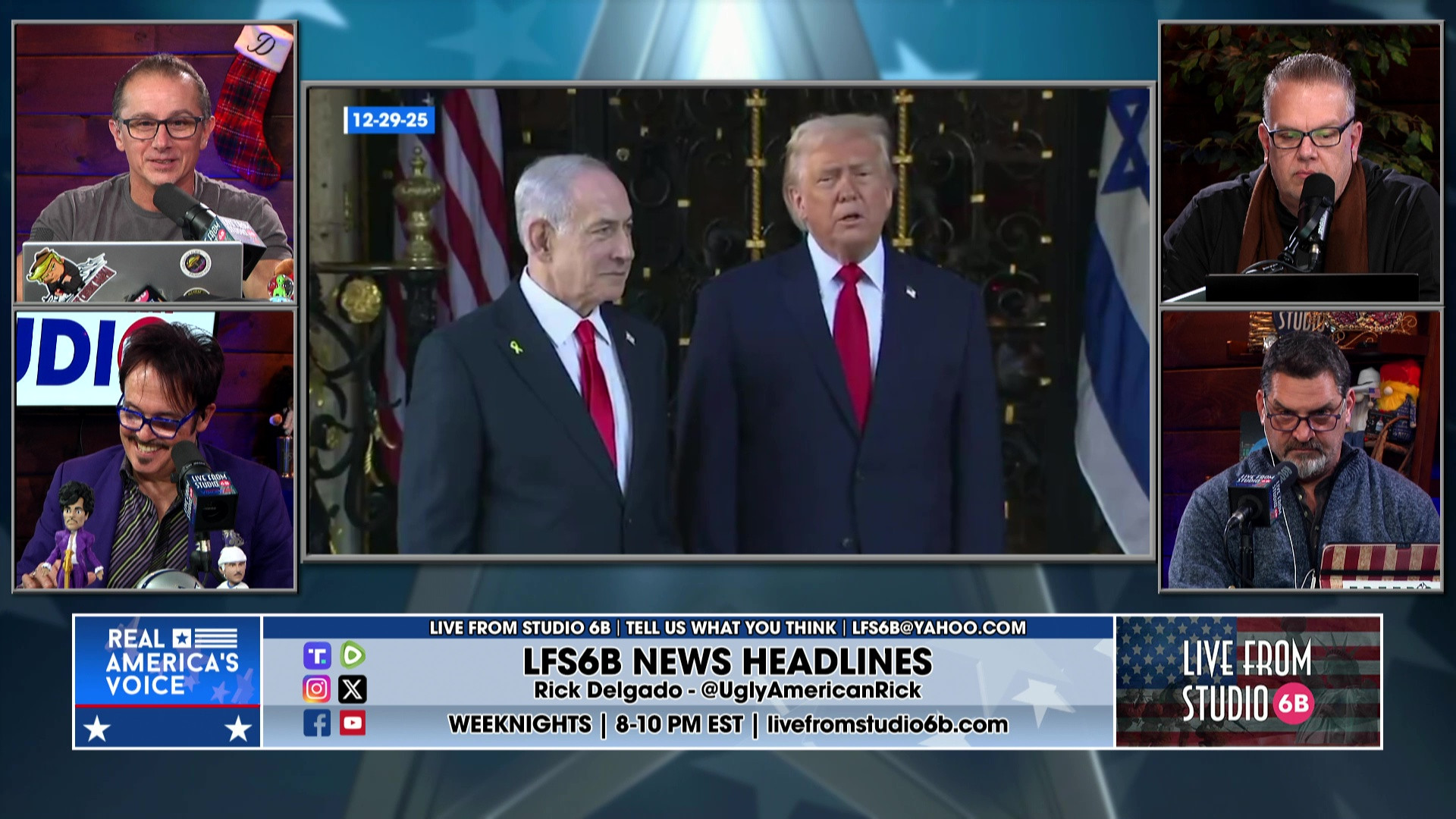 12-29-25 6 - Trump today with Bibi on Venezuela and Hamas