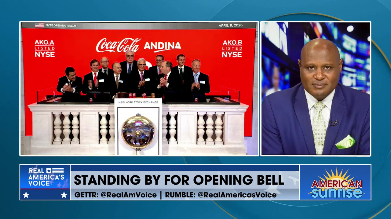 THE OPENING BELL AT THE STOCK EXCHANGE