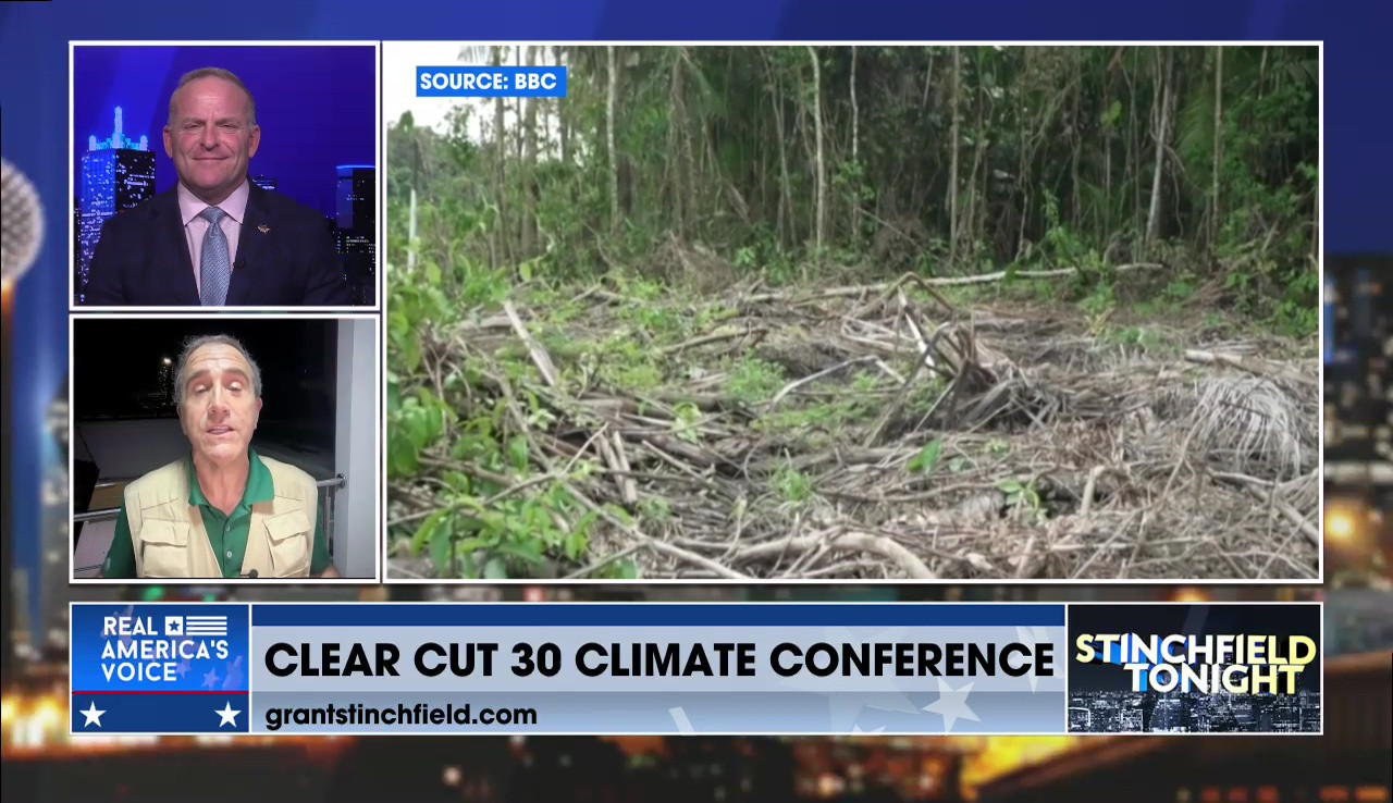 CLIMATE LEADERS CLEAR-CUT A FOREST TO HOLD A SUMMIT