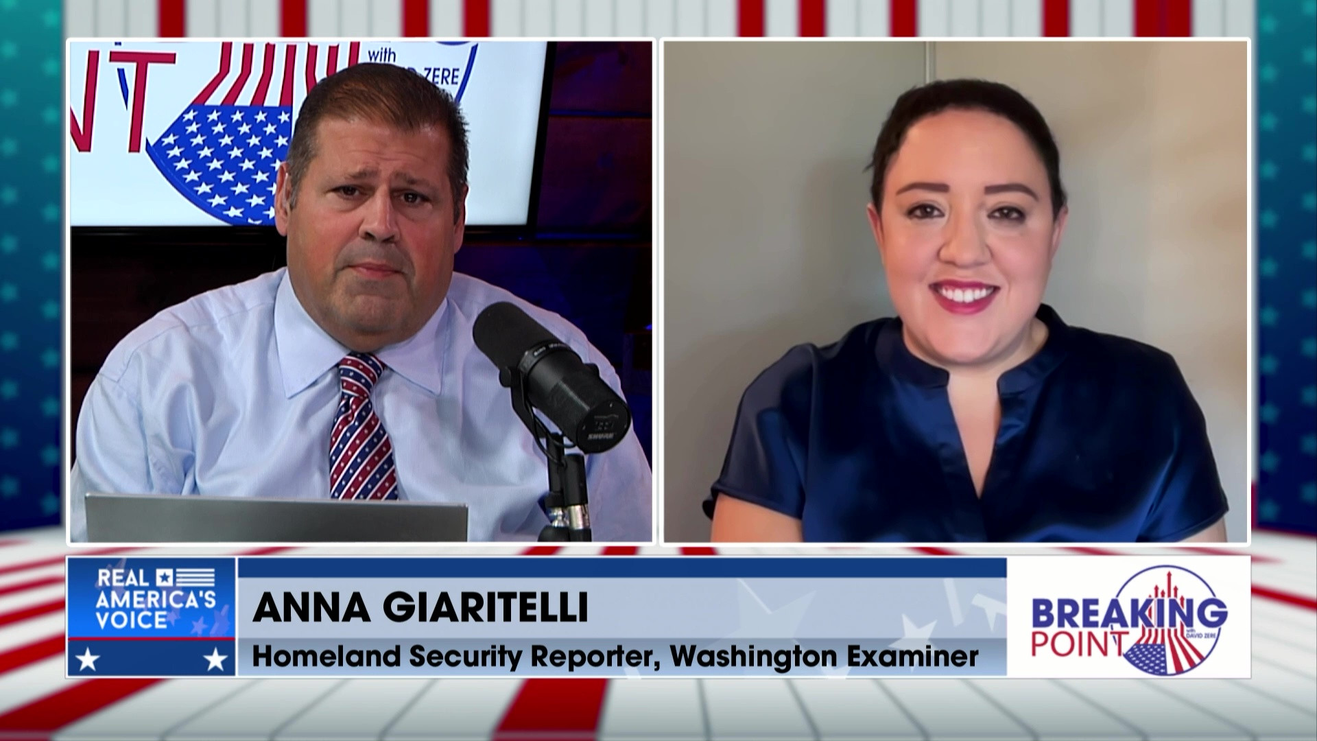 BP 1-10-26 B - David chats with Washington Examiner Homeland Security Reporter Anna Giaritelli