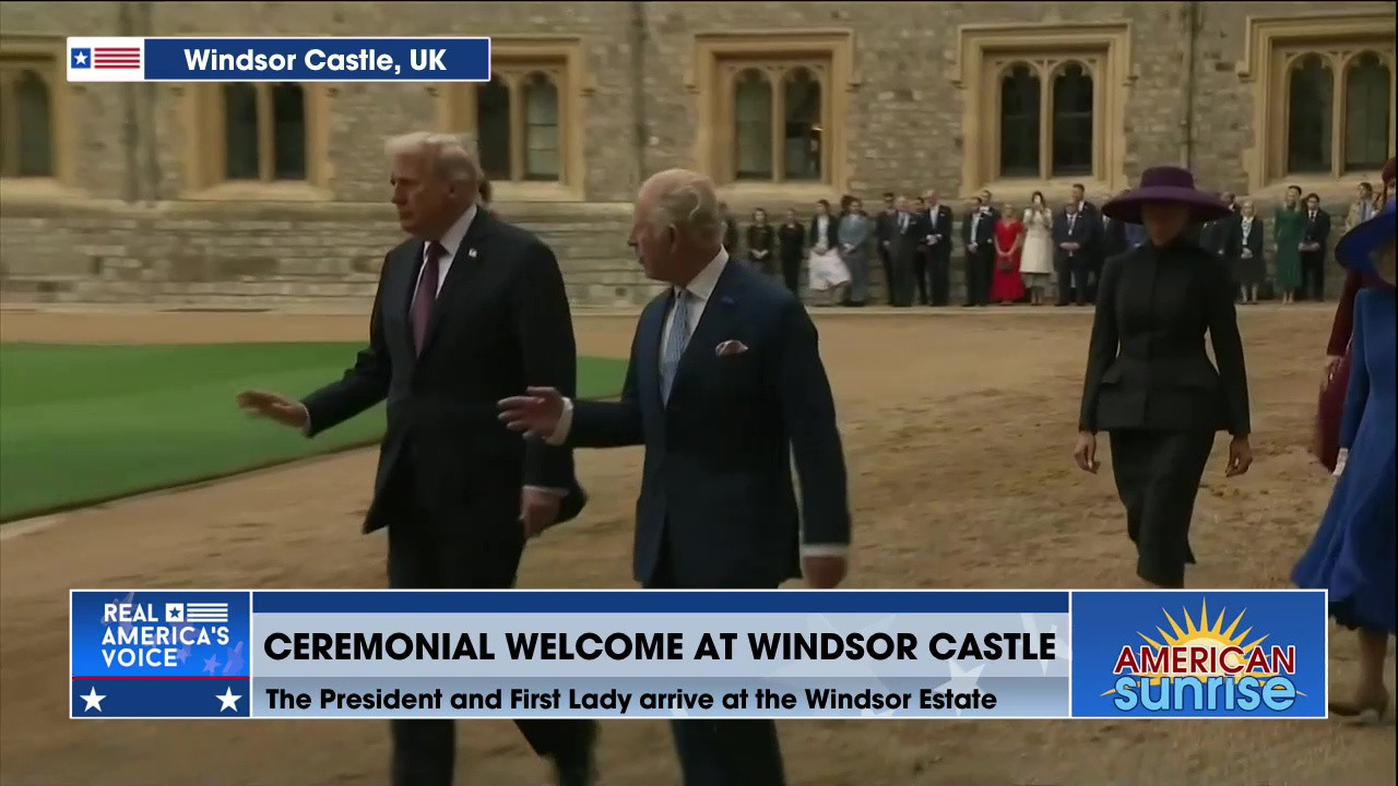 CEREMONIAL WELCOME AT WINDSOR CASTLE