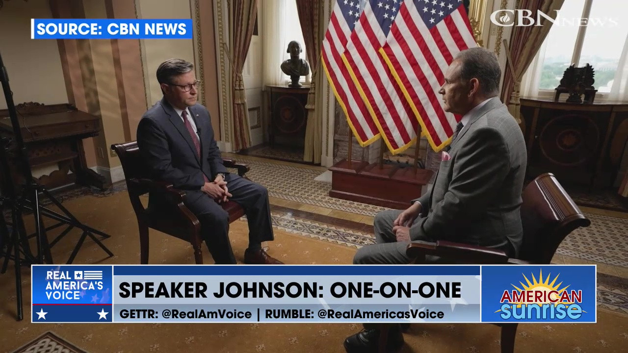 DAVID BRODY PREVIEWS INTERVIEW WITH HOUSE SPEAKER MIKE JOHNSON