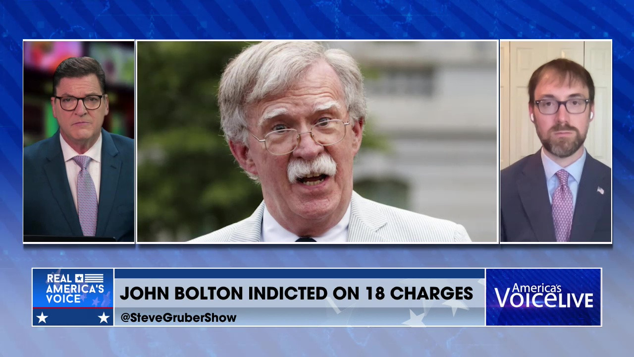 JOHN BOLTON INDICTED ON 18 COUNTS OF MISHANDLING CLASSIFIED INFORMATION