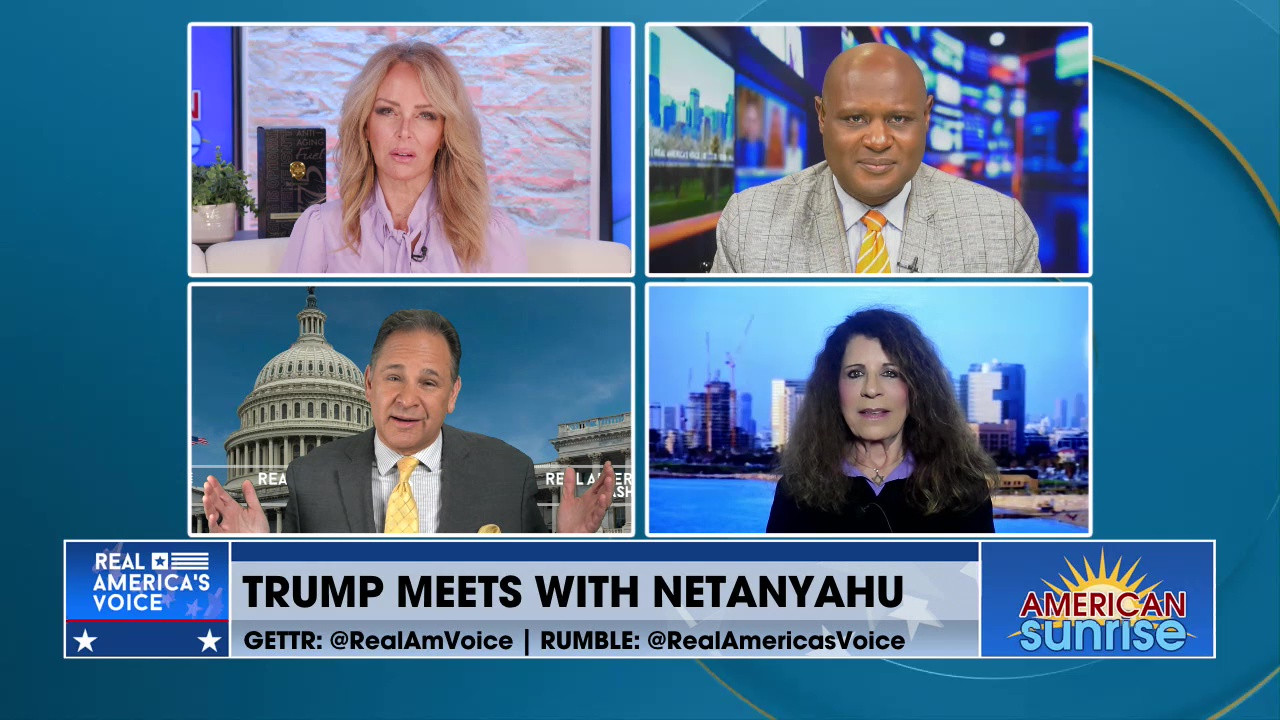 TRUMP MEETS WITH NETANYAHU