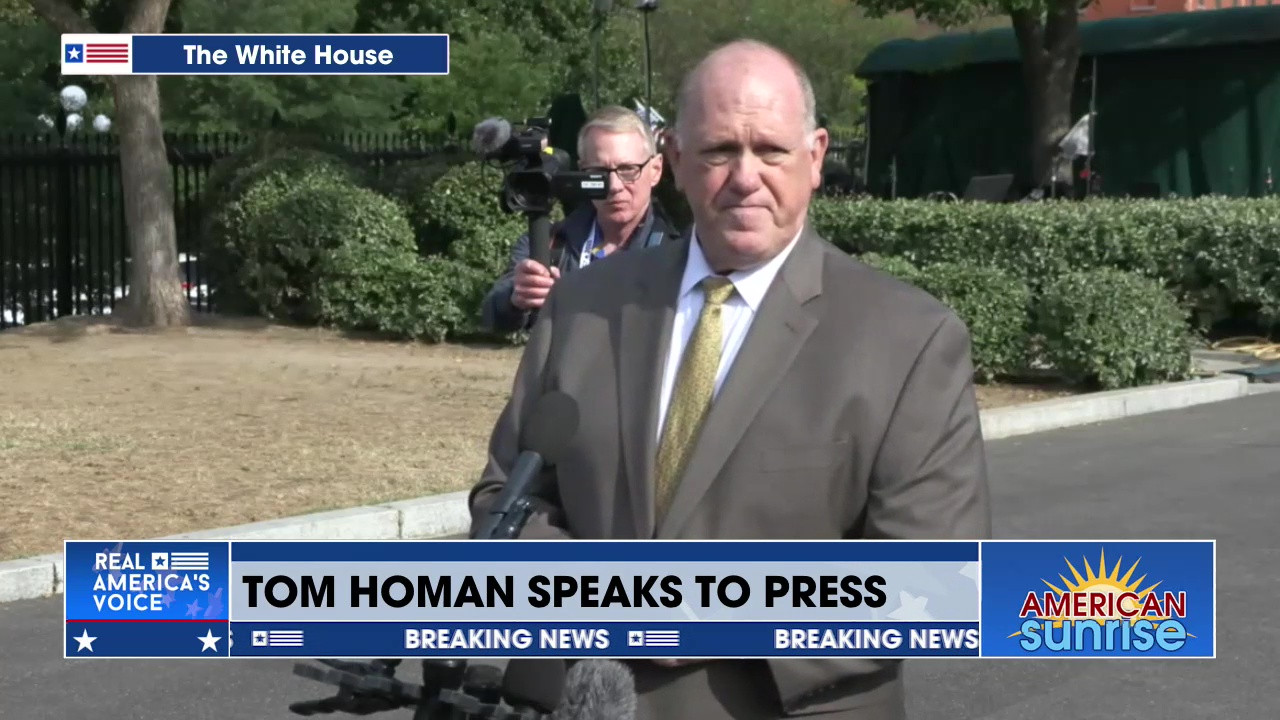 BORDER CZAR TOM HOMAN SPEAKS TO PRESS
