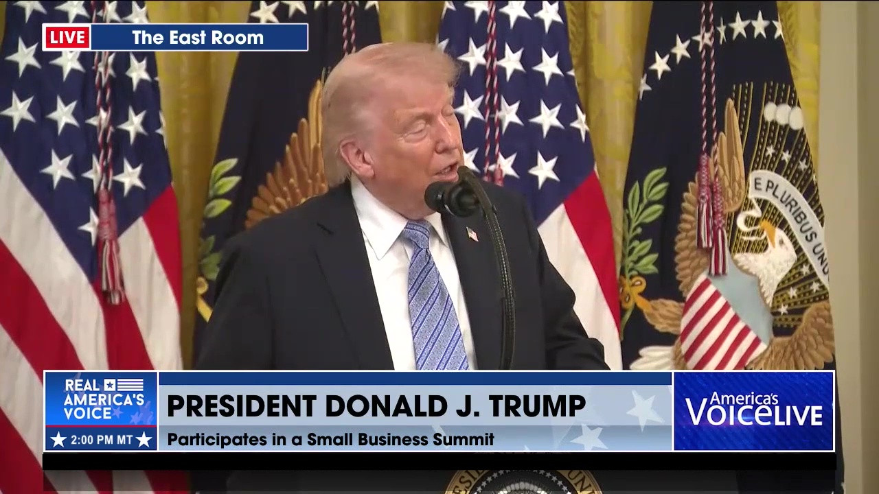 PRESIDENT DONALD J. TRUMP PARTICIPATES IN A SMALL BUSINESS SUMMIT