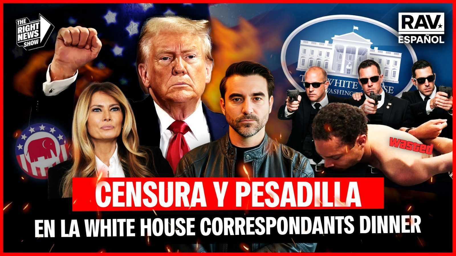 PESADILLA EN LA GALA DE CORRESPONSALES DE LA CASA BLANCA