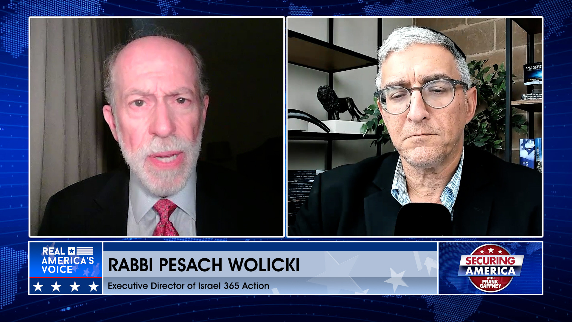 Frank Gaffney is joined by Rabbi Pesach Wolicki Pt. 1