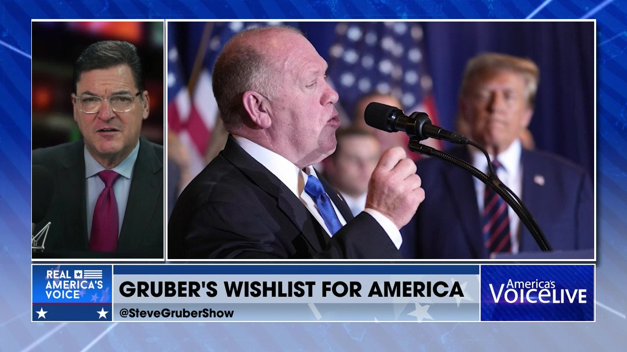 STEVE GRUBER'S CHRISTMAS WISHLIST FOR AMERICA