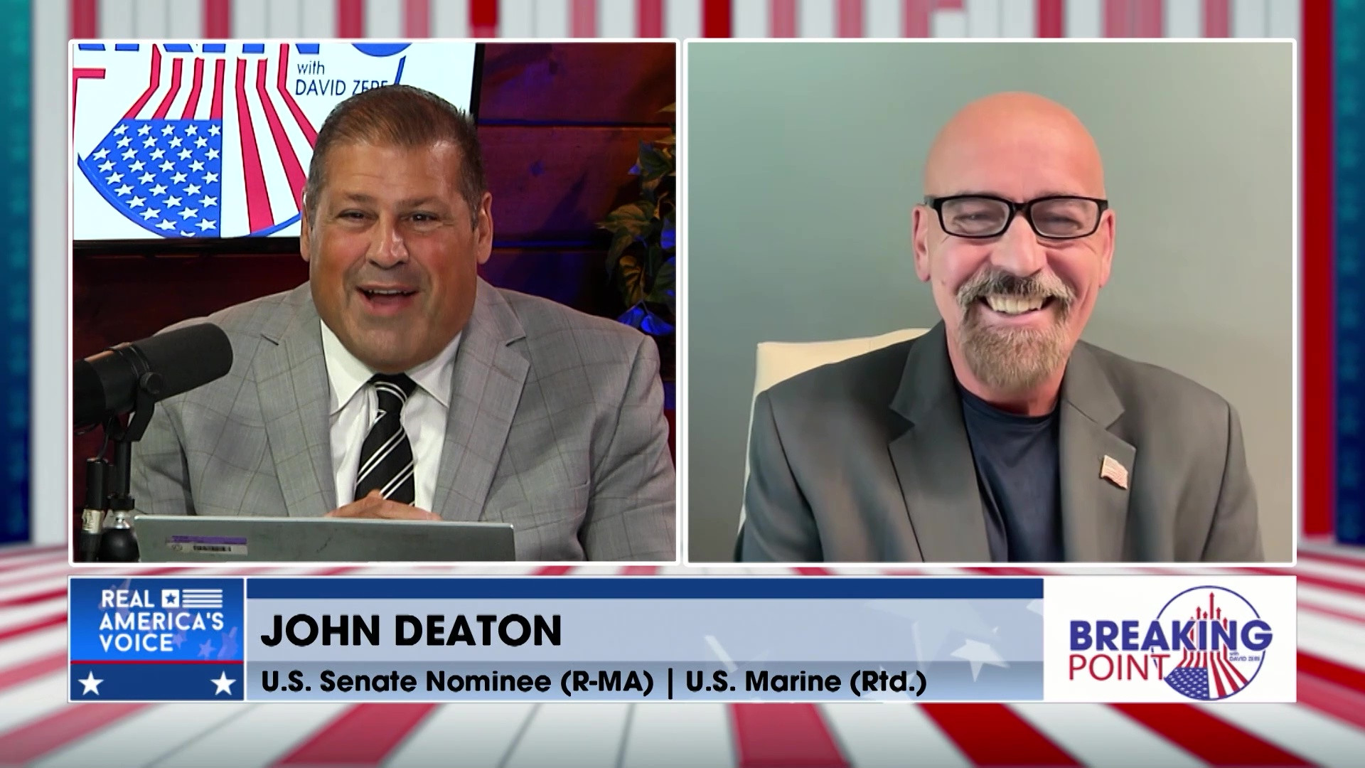 BP 7-18-26 C - David talks with U.S. Senate Nominee (R-MA), John Deaton
