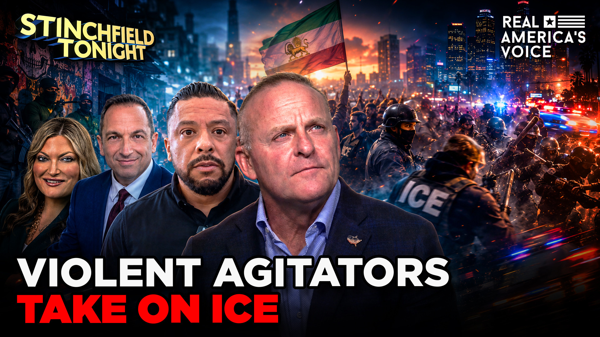 VIOLENT AGITATORS ATTACK ICE IN NEW JERSEY