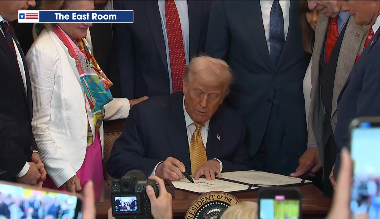 PRESIDENT TRUMP SIGNS HALT FENTANYL ACT INTO LAW