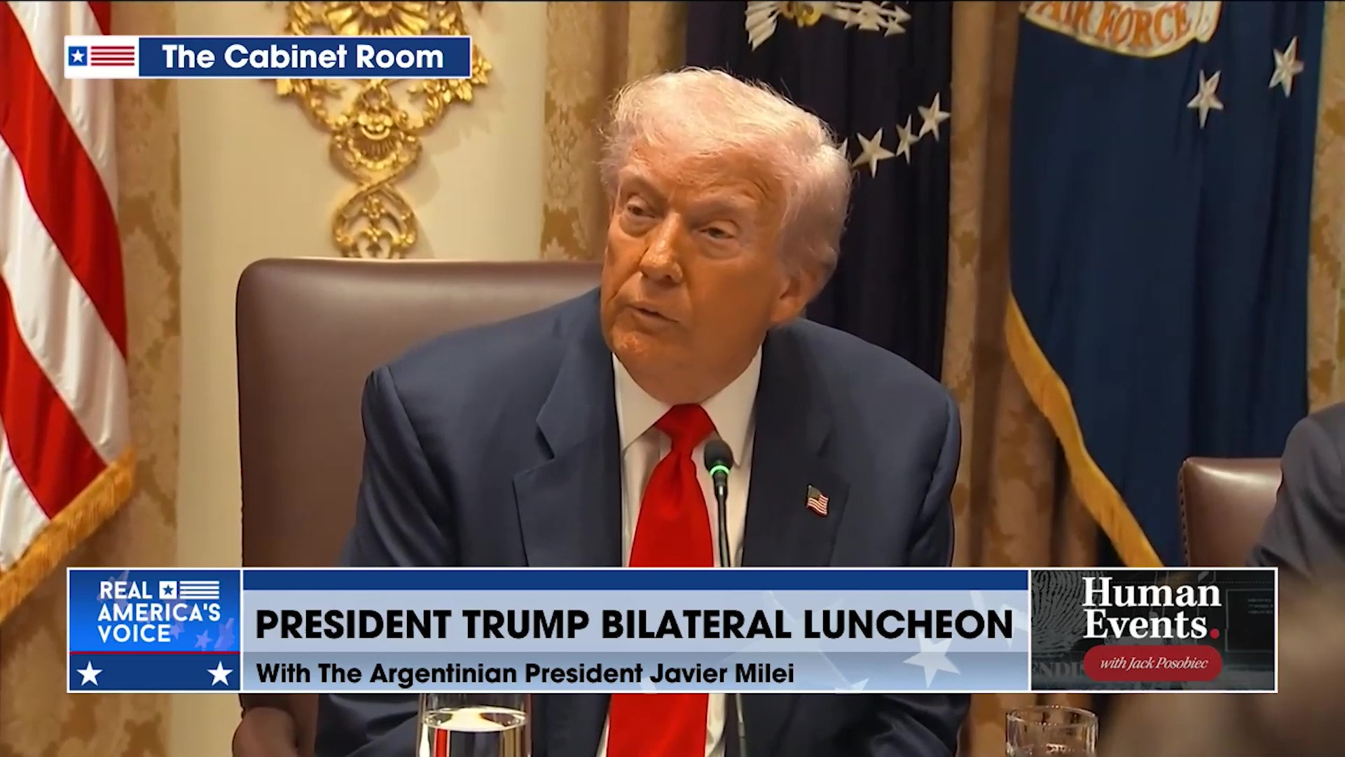 President Trump Holds a Bilateral Meeting with President Javier Milei