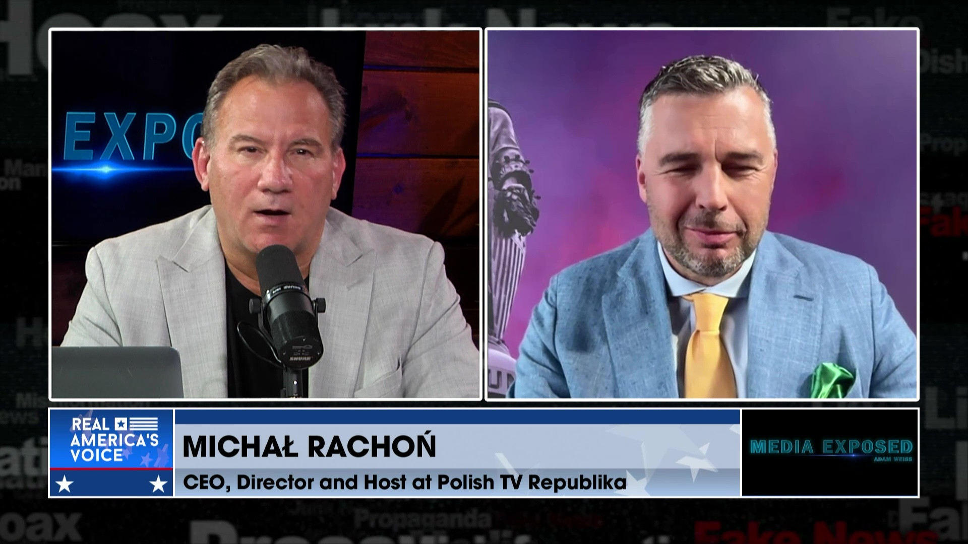 ME 9-07-25 C - Adam and Michał Rachoń talk Trump and the media