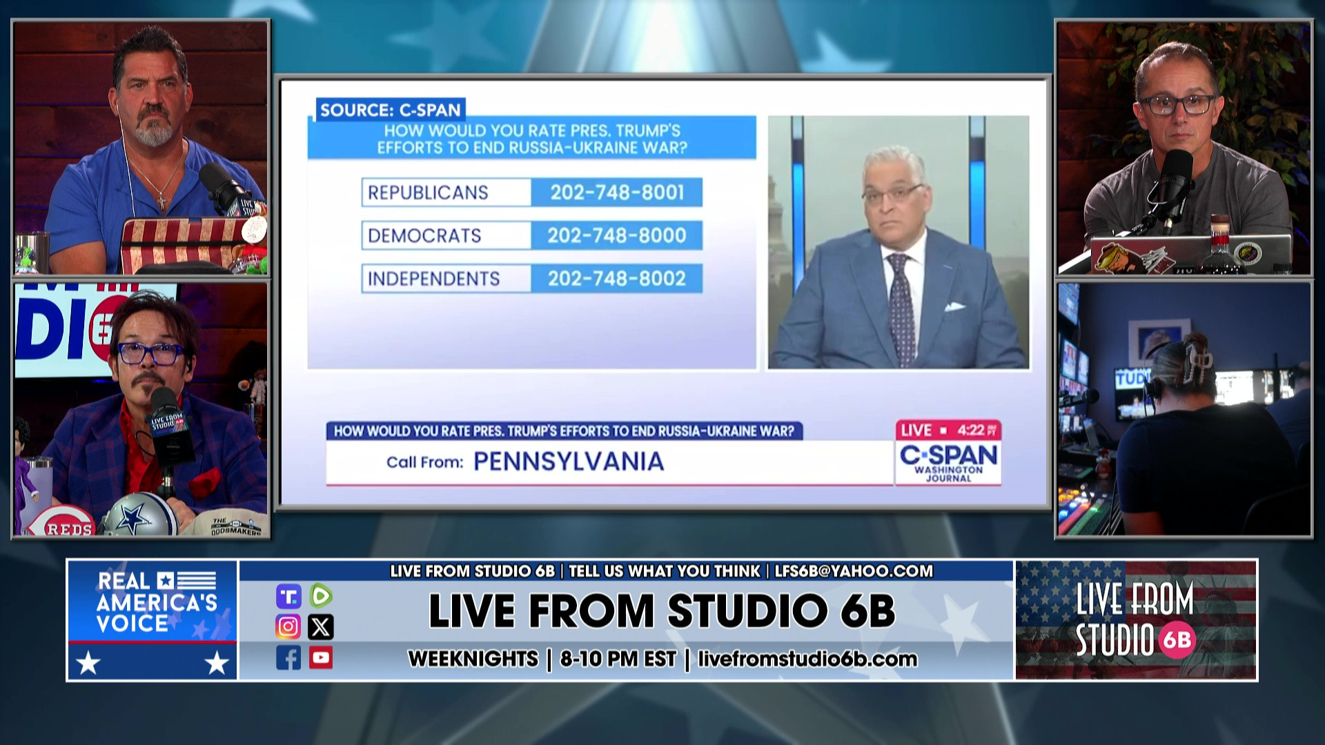 8-20-25 6 - Delgado pays bills, Slick has Sports, CSPAN caller gives Trump an A-plus