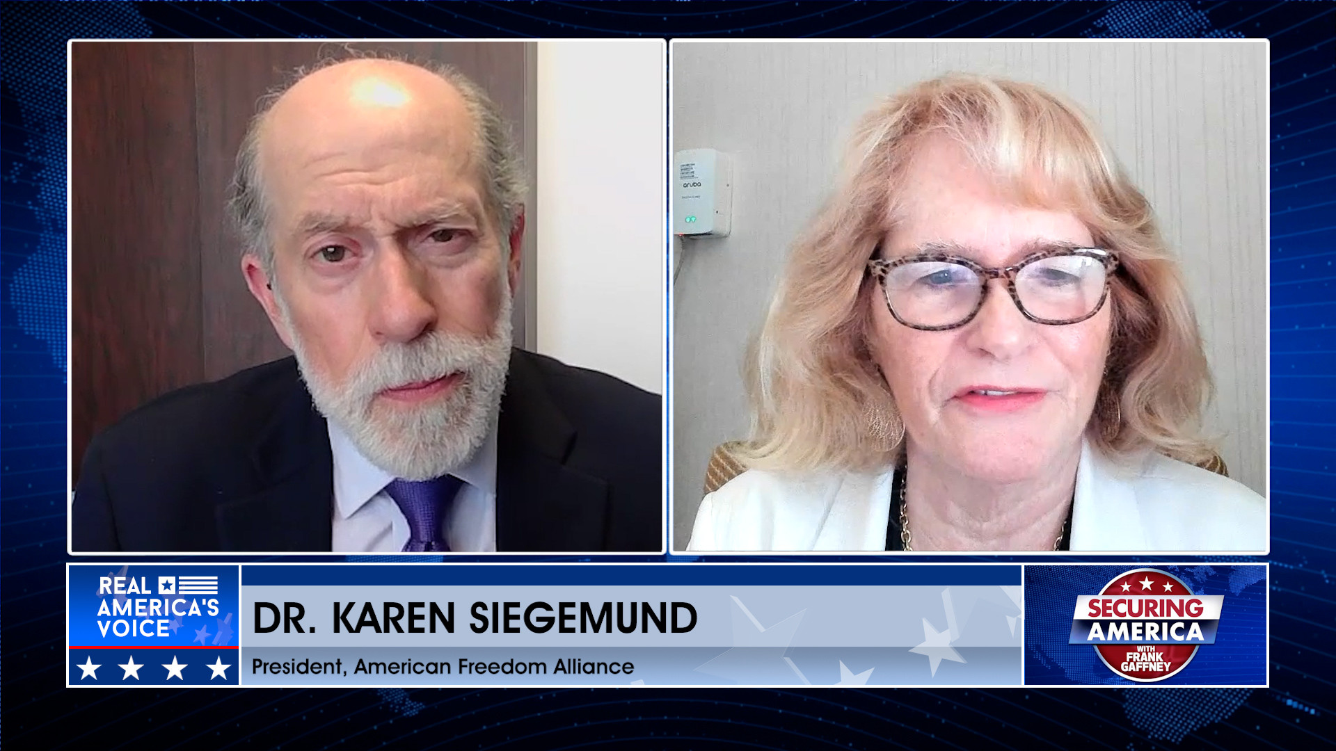 Frank Gaffney is joined by Dr. Karen Sigmund Pt. 1