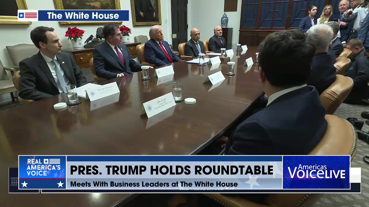 PRESIDENT TRUMP HOLDS ROUNDTABLE WITH BUSINESS LEADERS
