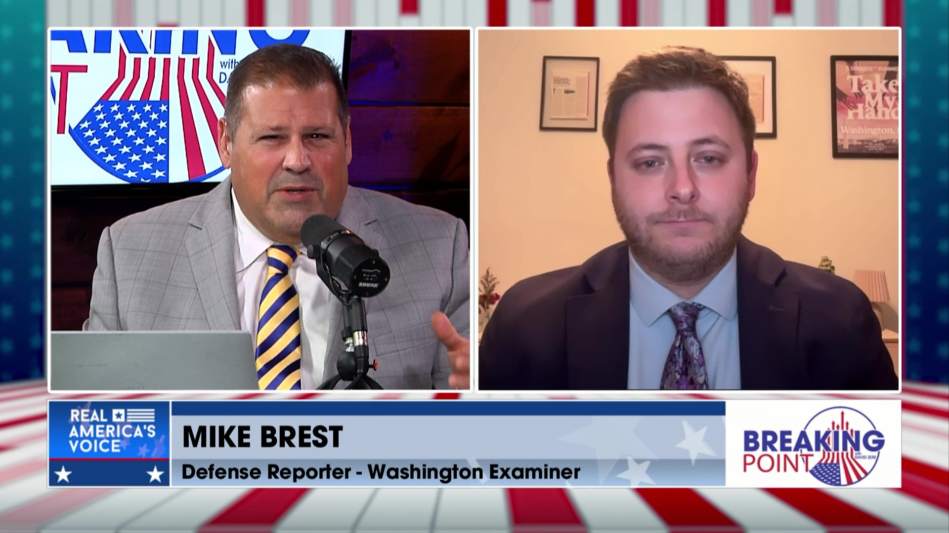 BP 11-22-25 C  - David speaks to Mike Brest, Defense Reporter at the Washington Examiner