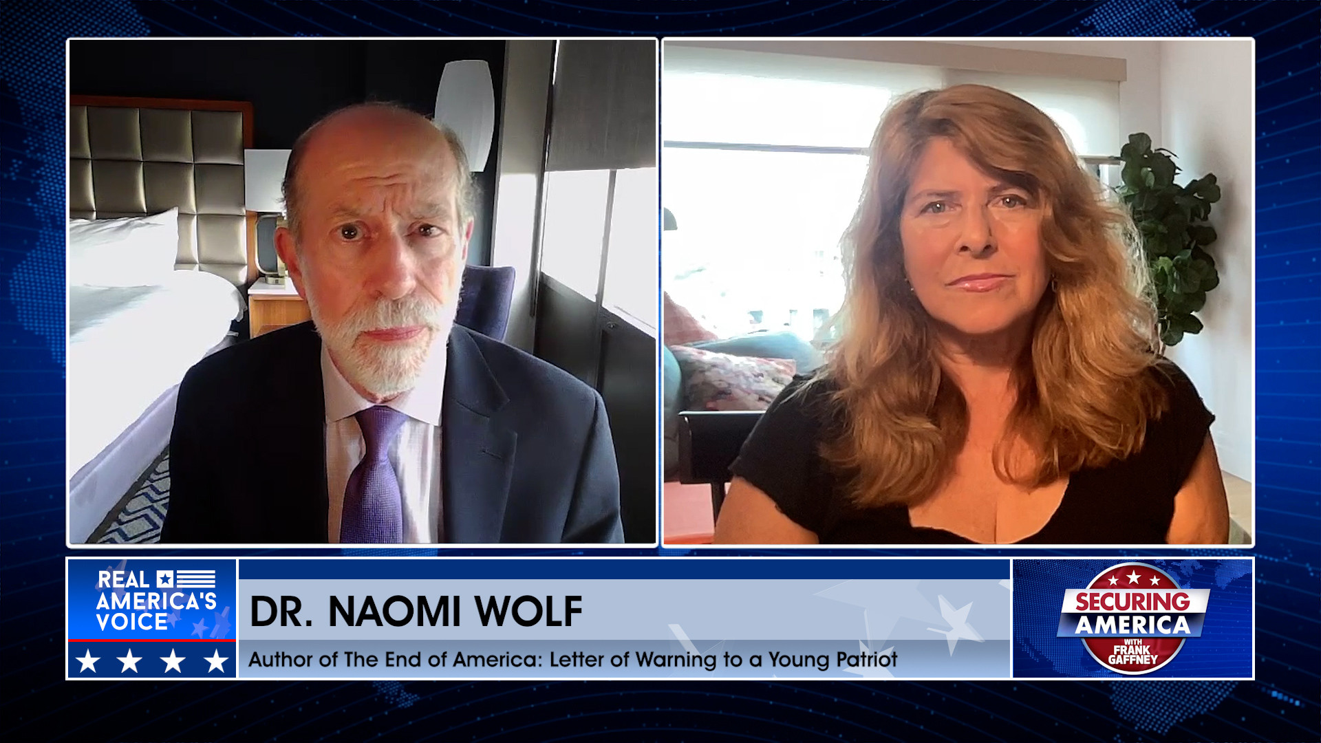 Frank Gaffney is joined by Dr. Naomi Wolf Pt. 1