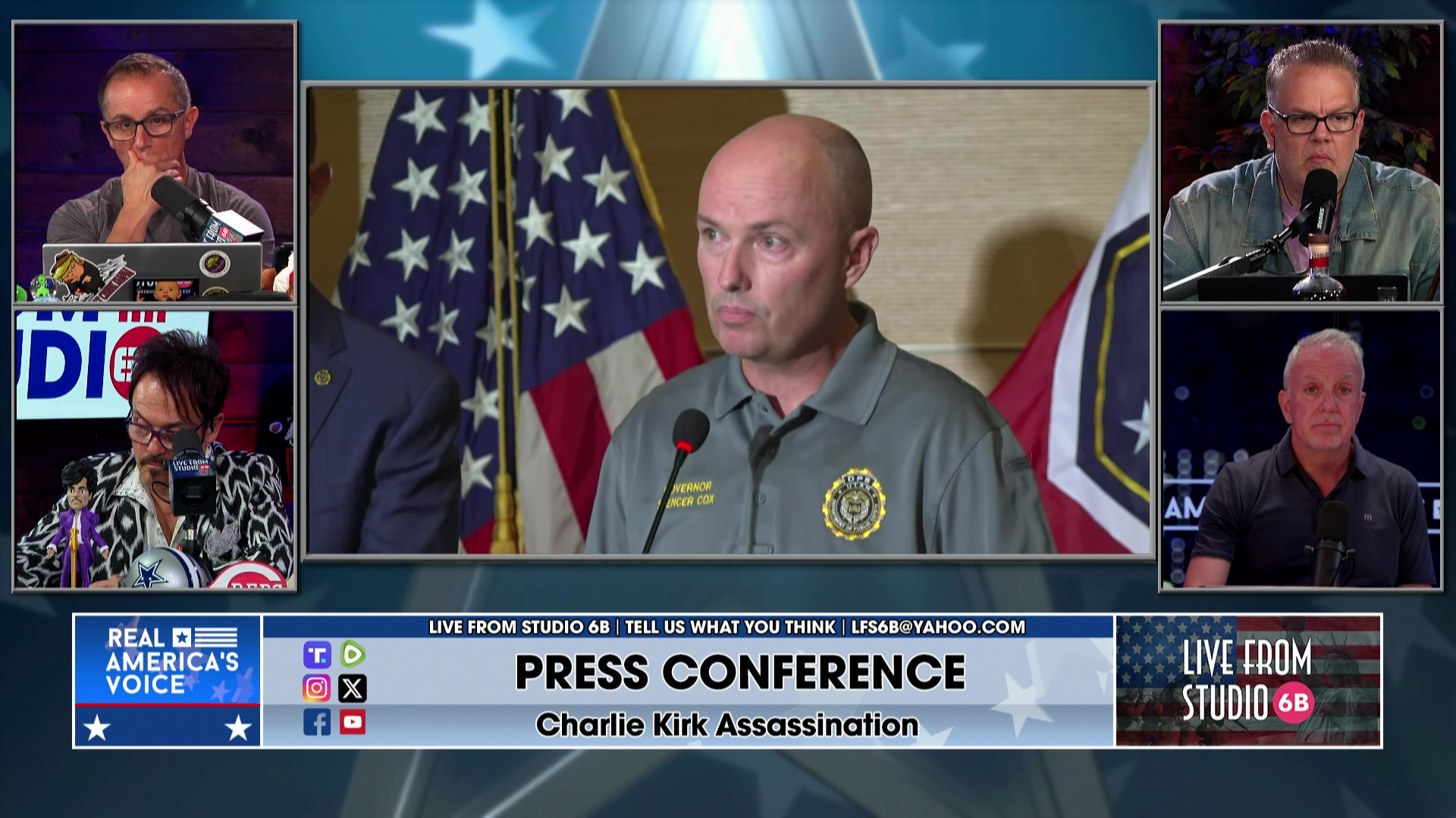9-11-25 8 -  political climate, Press Conference on Charlie Kirk Suspect, discussion