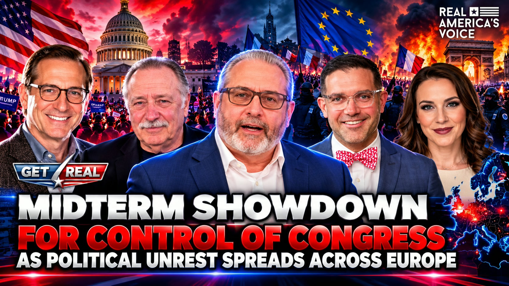 WASHINGTON'S MIDTERM BATTLE INTENSIFIES AMID UNREST ACROSS EUROPE