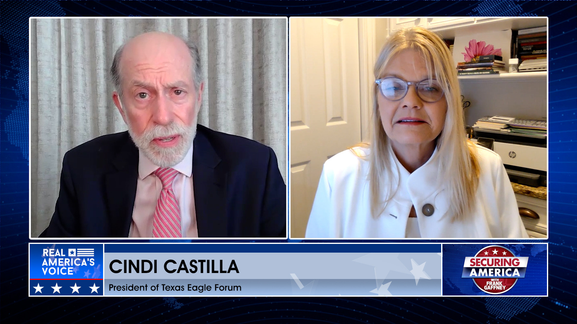 Frank Gaffney is joined by Cindi Castilla Pt. 1