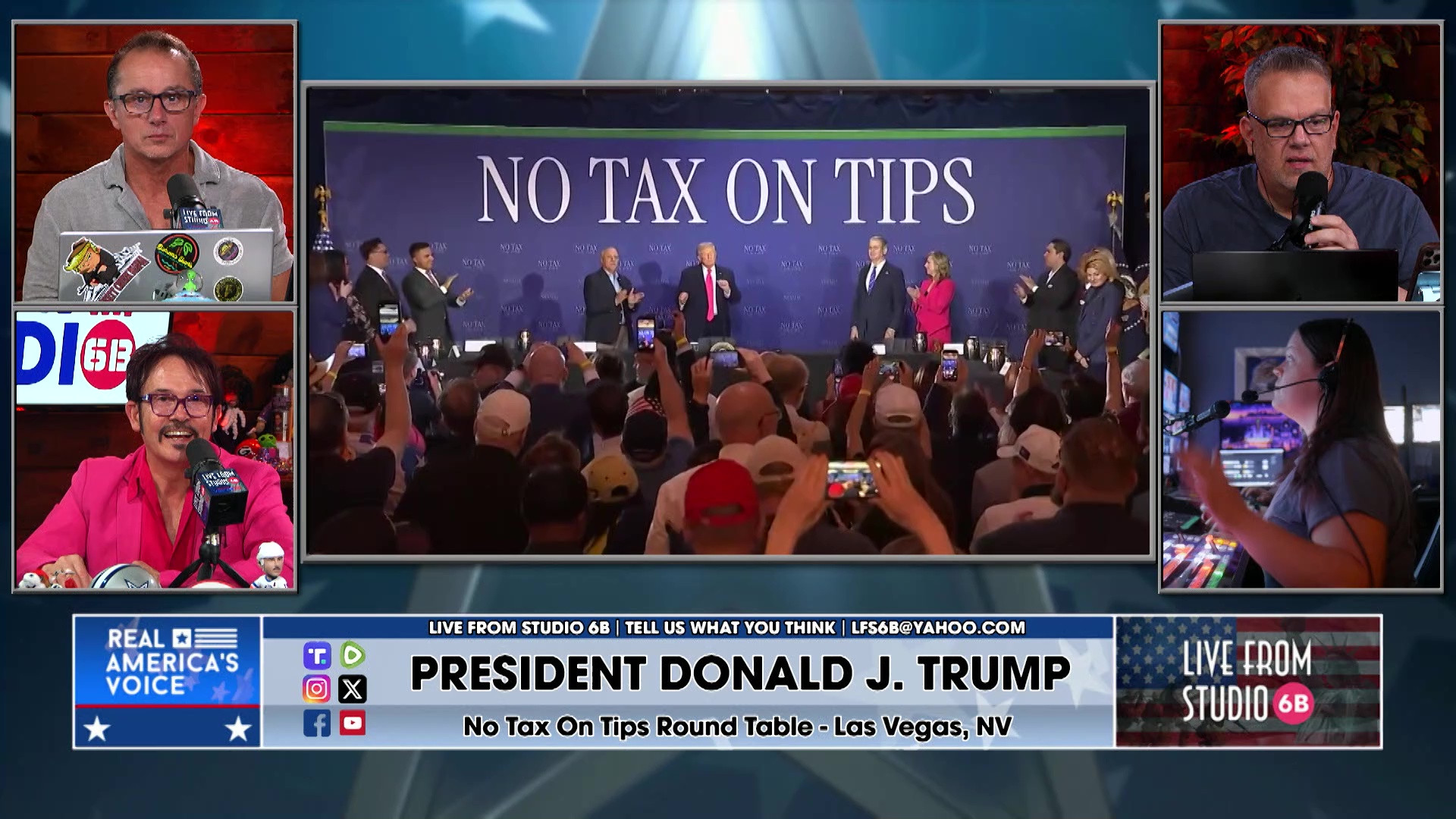 4-16-26 4 - Back from No Tax on Tips Roundtable with President Trump, Brian Glenn comments