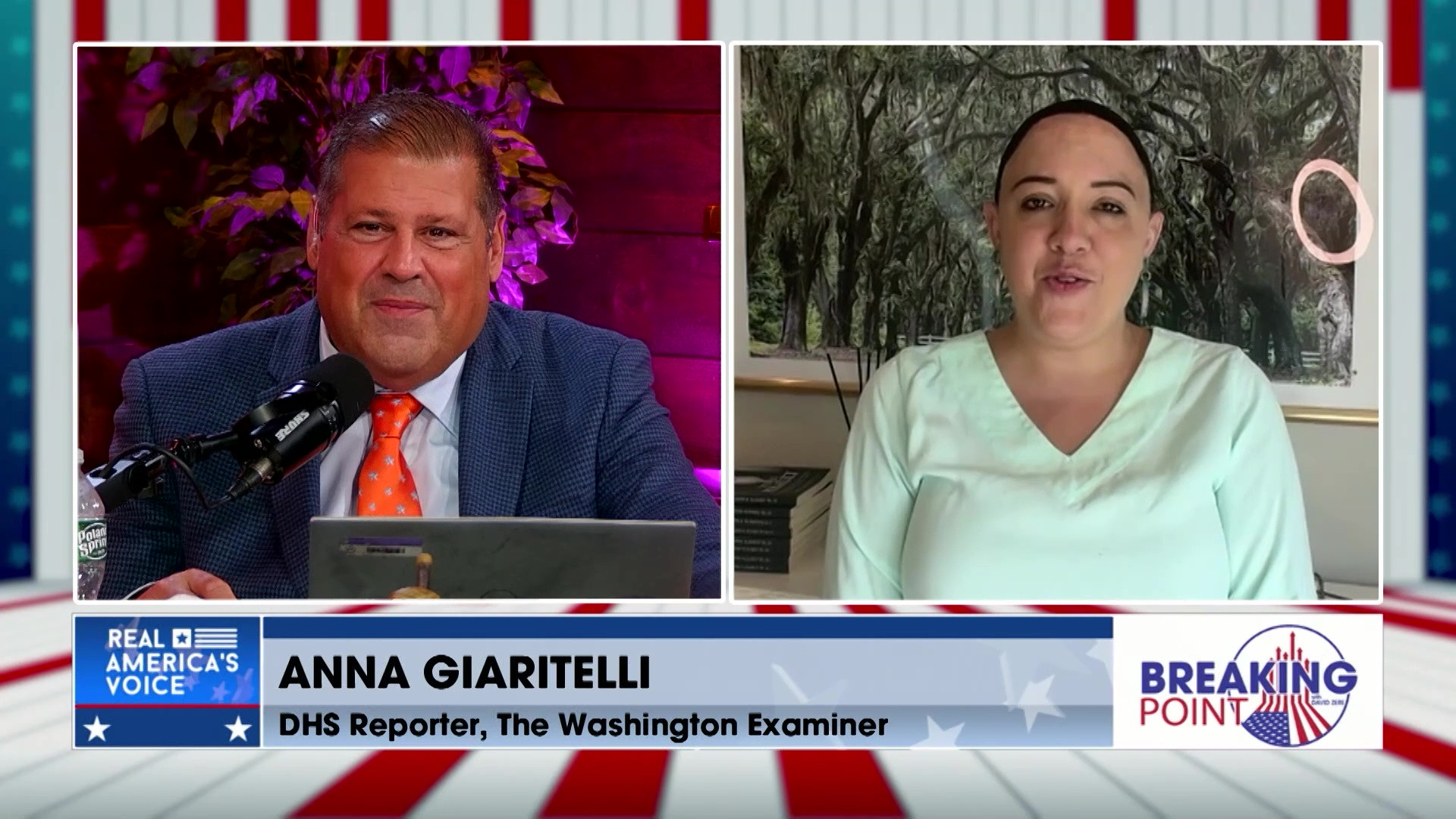 BP 7-25-26 C - David chats with DHS Reporter Anna Giaritelli on DHS and CPB arrests and more