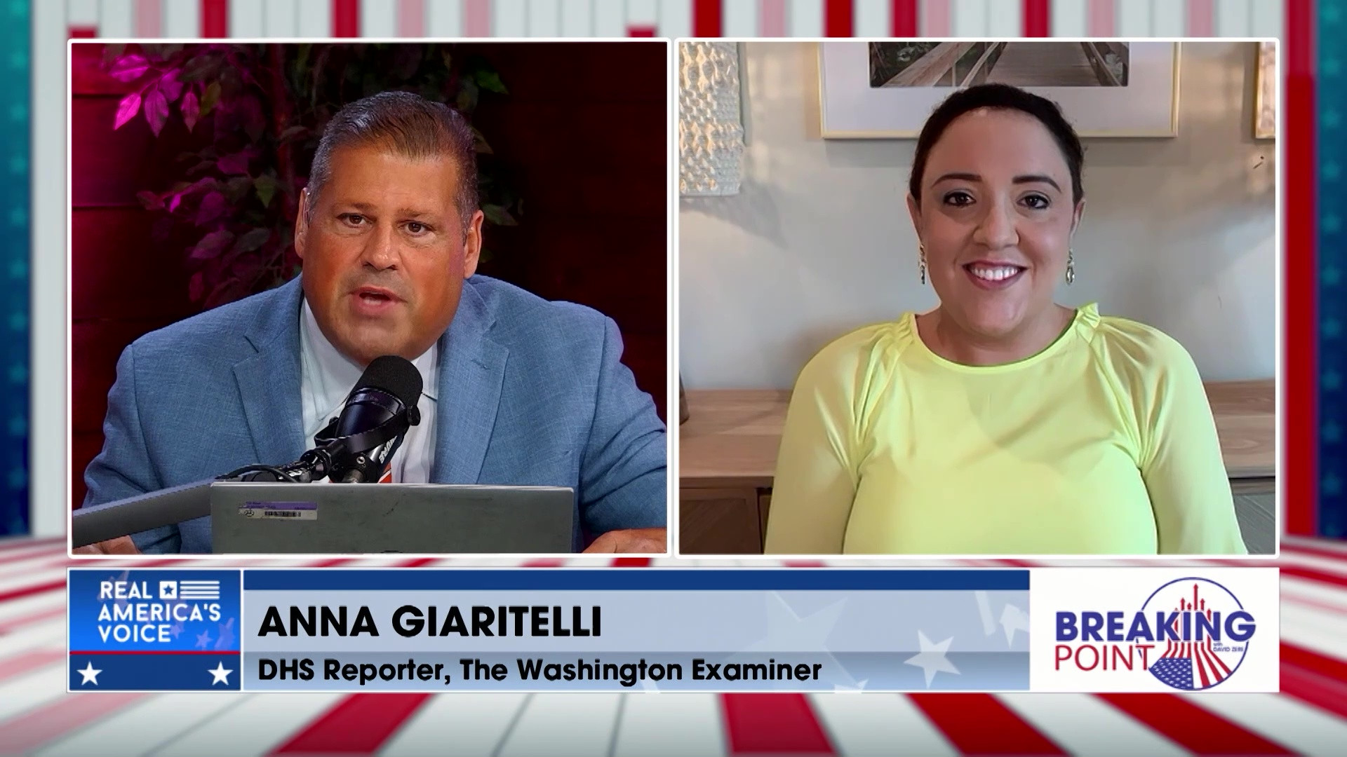 BP 7-11-26 B - David discusses DC Crime reduction with DHS Reporter Anna Giaritelli