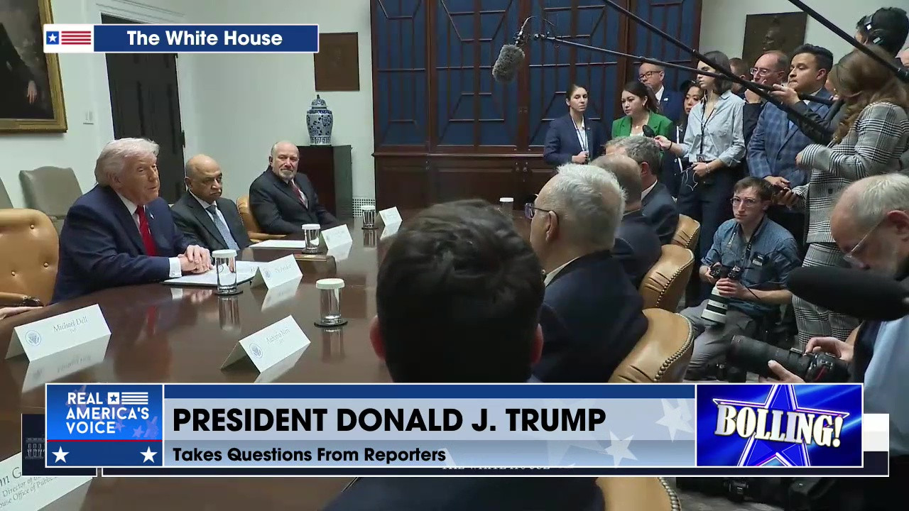 PRES. TRUMP TAKES QUESTIONS FROM THE PRESS