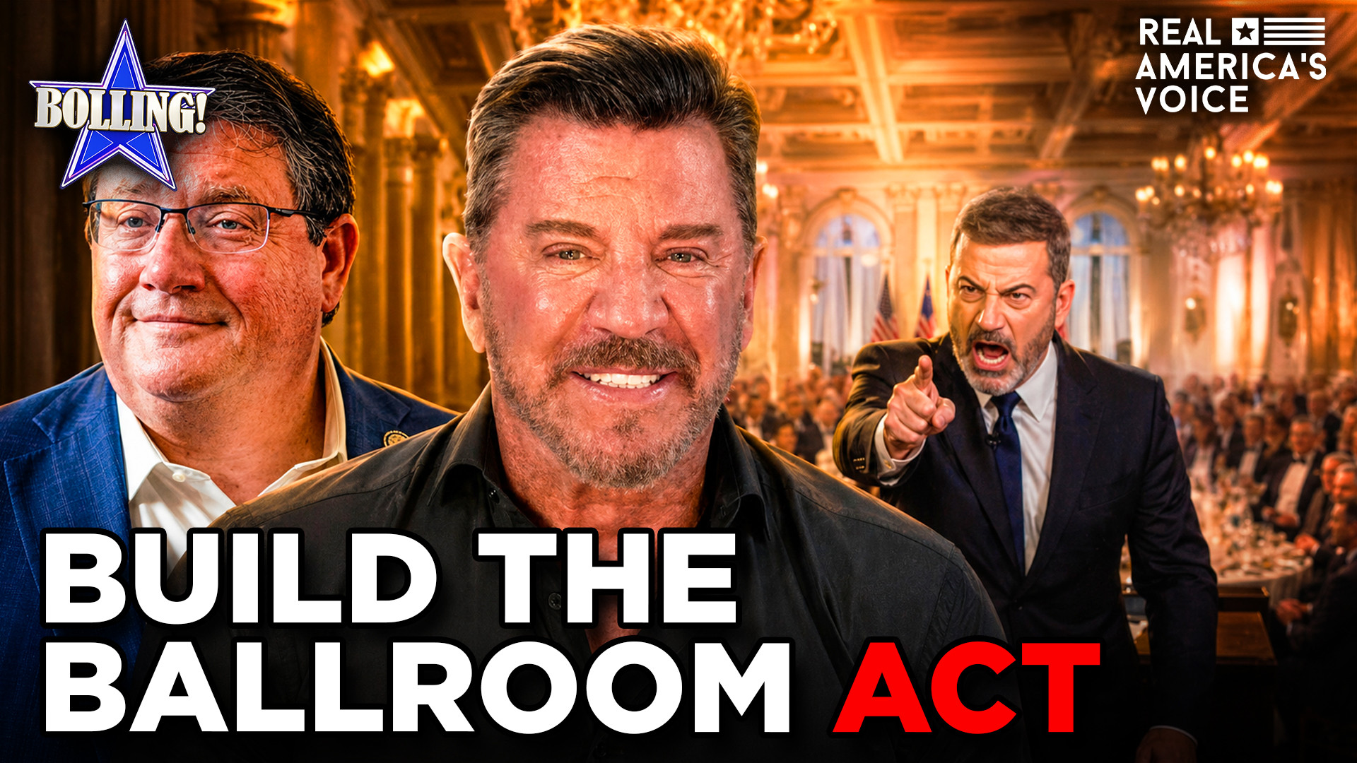 BUILD THE BALLROOM ACT & KIMMEL’S “WIDOW” COMMENT ABOUT MELANIA | THE ERIC BOLLING SHOW