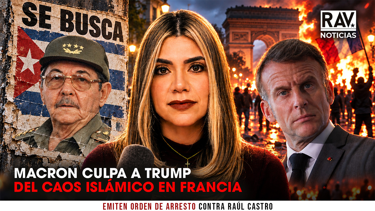 MACRON CULPA A TRUMP DEL CAOS ISLÁMICO EN FRANCIA