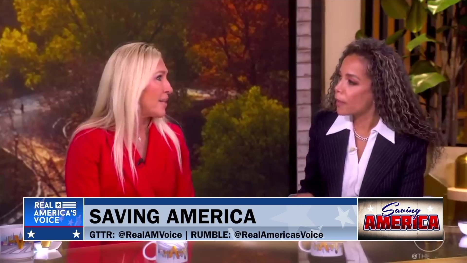 MARJORIE TAYLOR GREENE ON THE VIEW