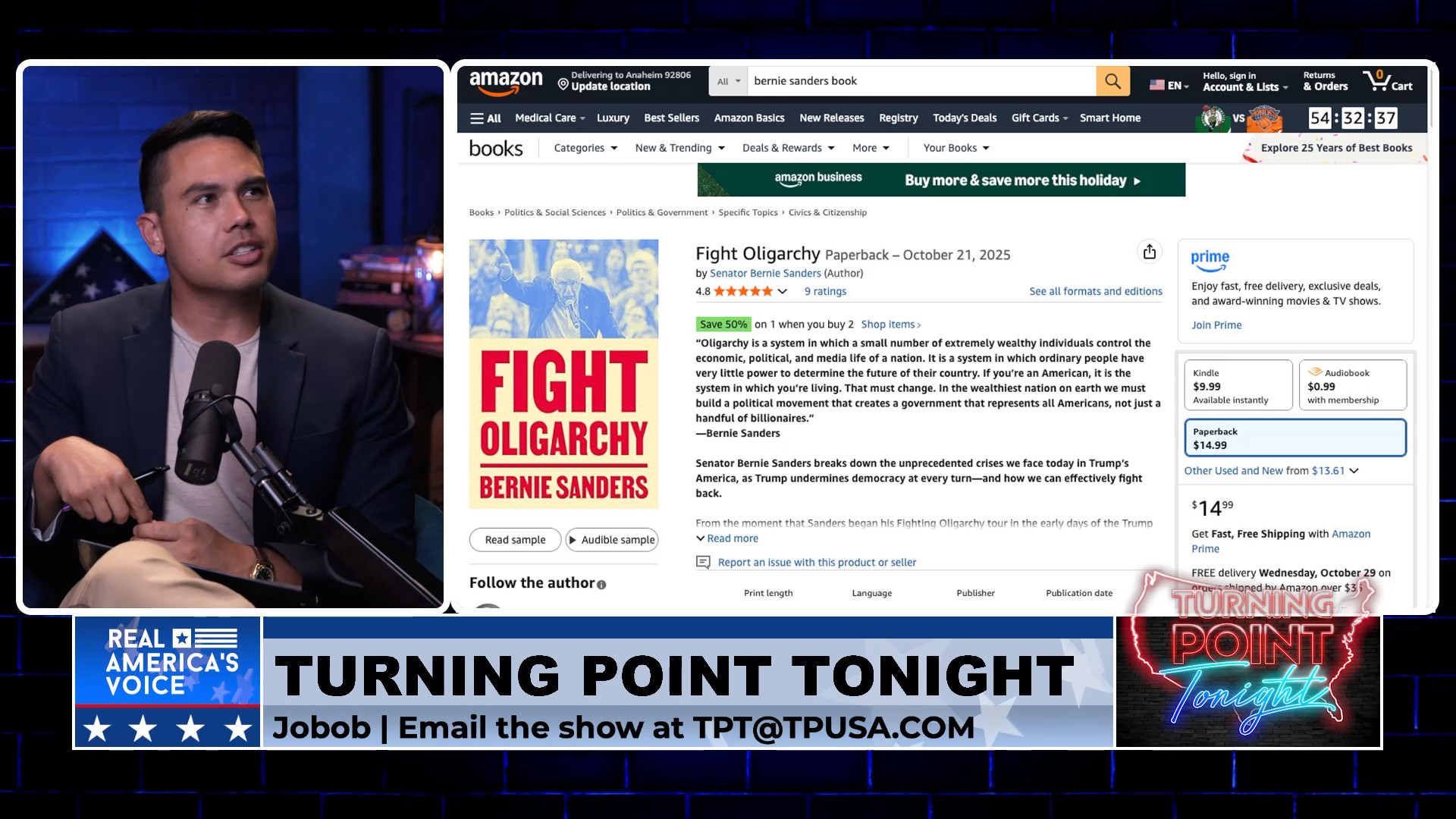 Bernie’s Non-Free New Book