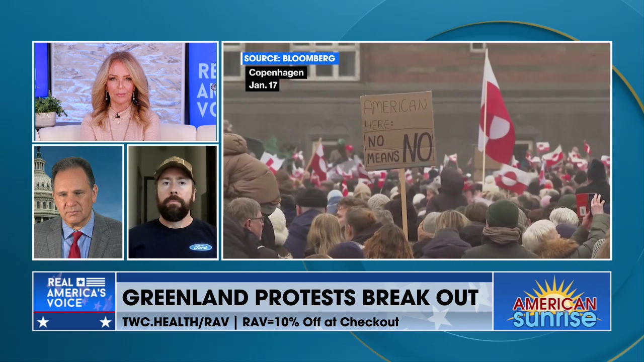 GREENLAND PROTESTS BREAK OUT