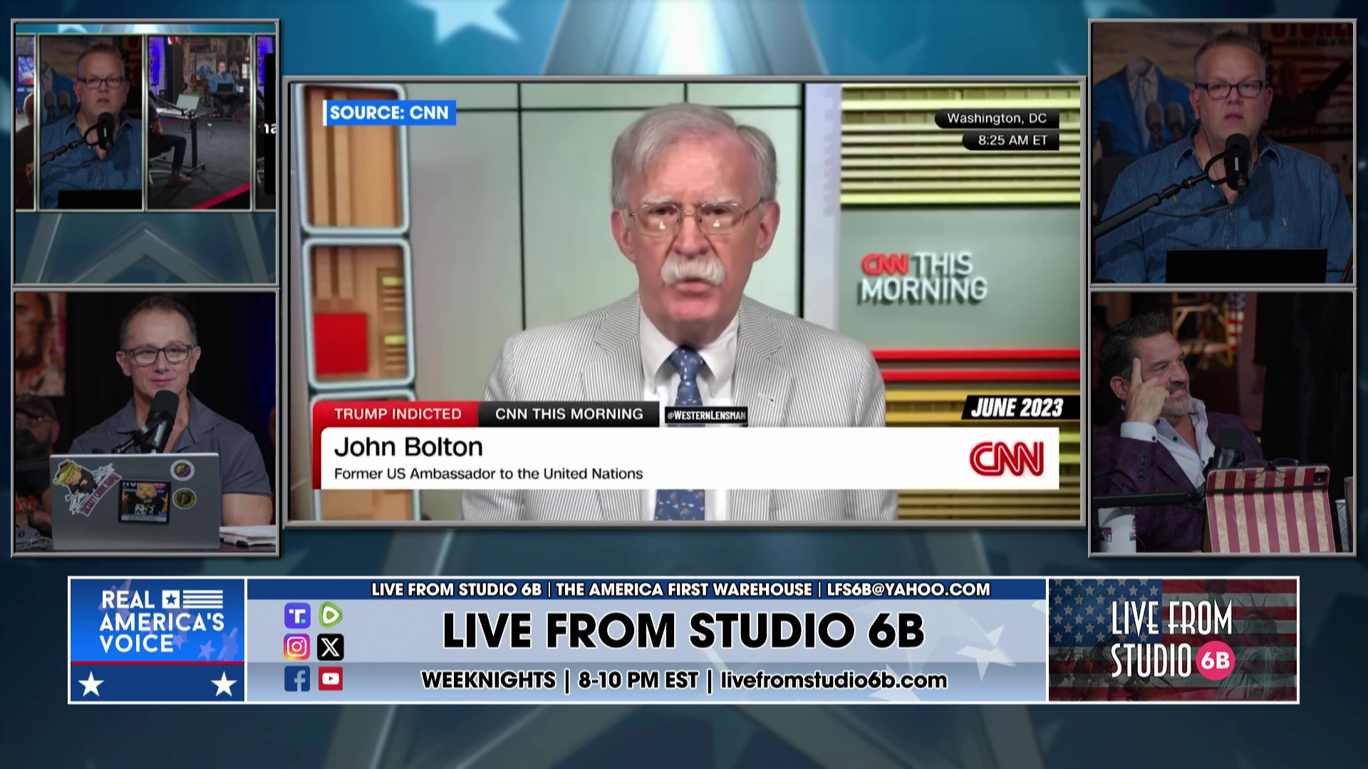 10-17-25 2 - Slick has Sports, John Bolton's indictment discussion and clips that dont age well