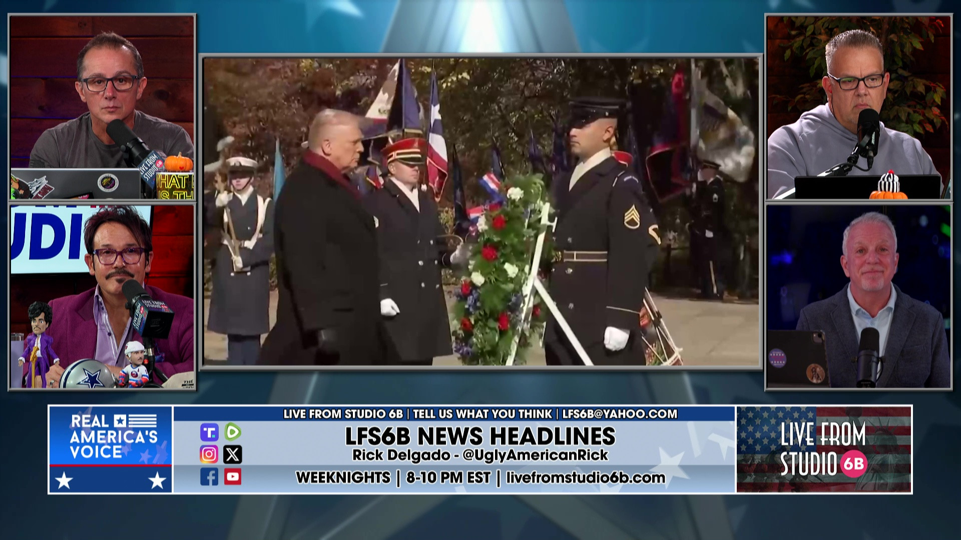 11-11-25 4 - Trump and Vance Veteran's Day ceremonies