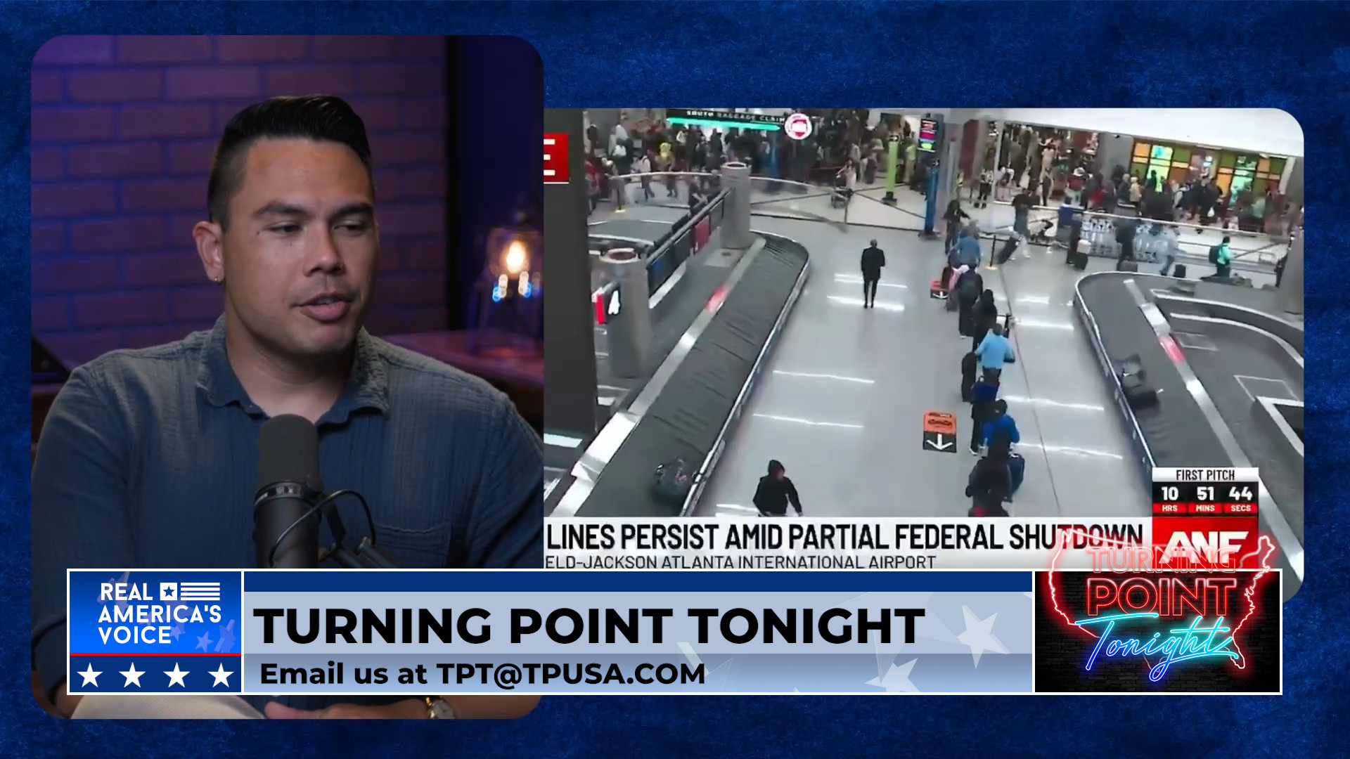 Why are TSA lines 3 hours?? To protect illegals…