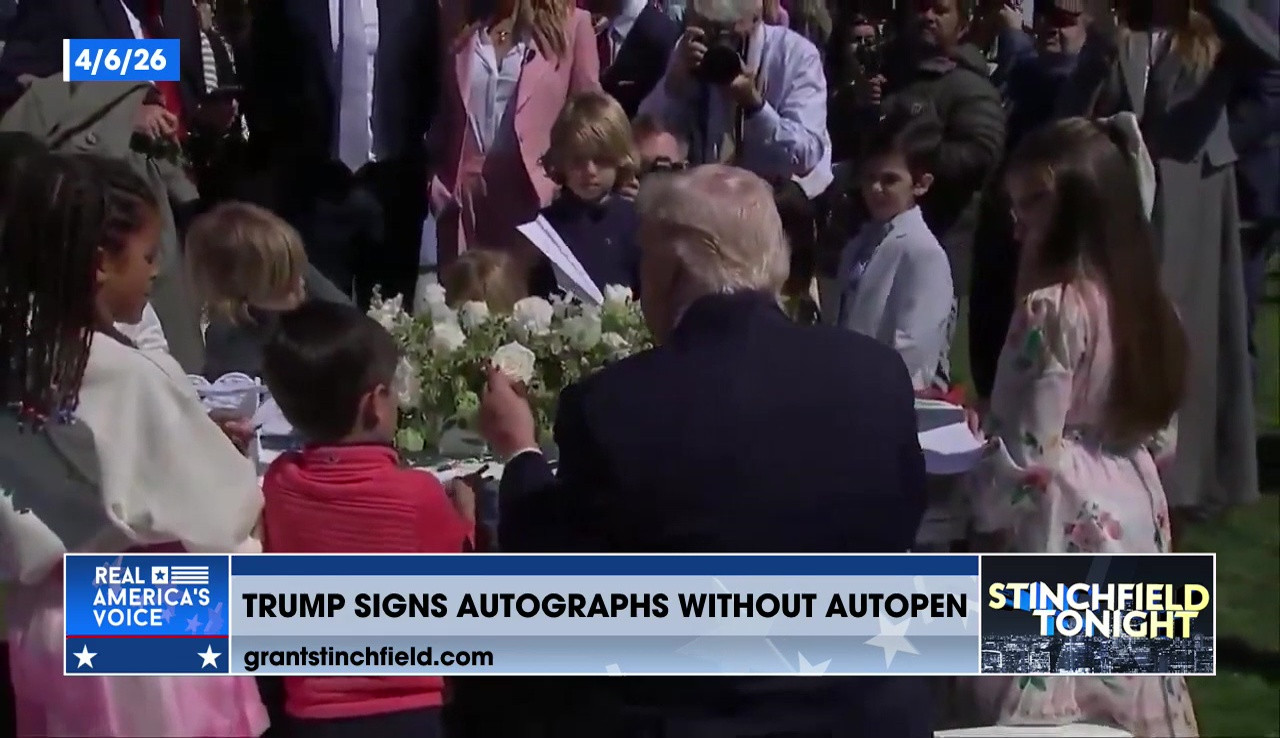 TRUMP TEACHES THE YOUTH ABOUT THE AUTO PEN