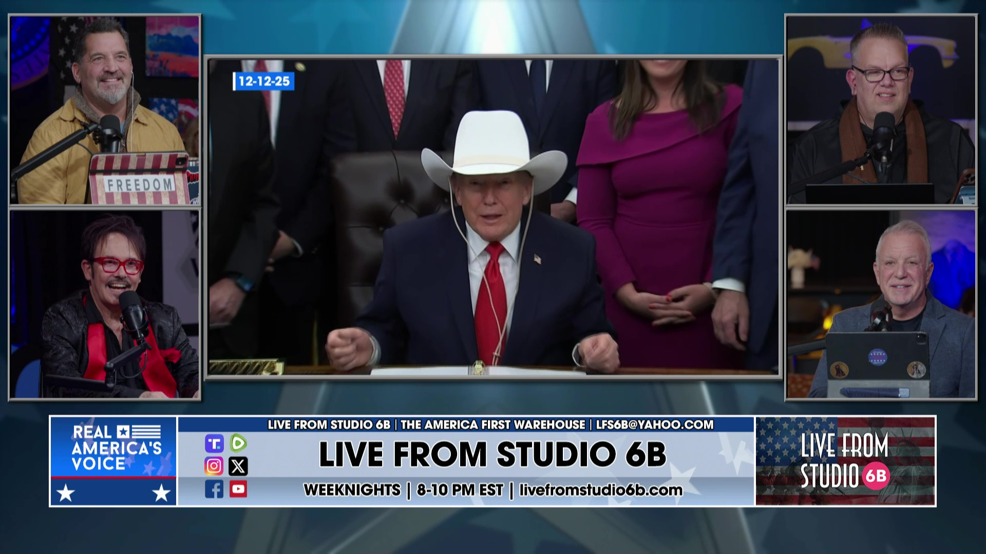 12-12-25 5- Trump honors Miracle on Ice team, Admin still sending funds to Taliban, Healthcare