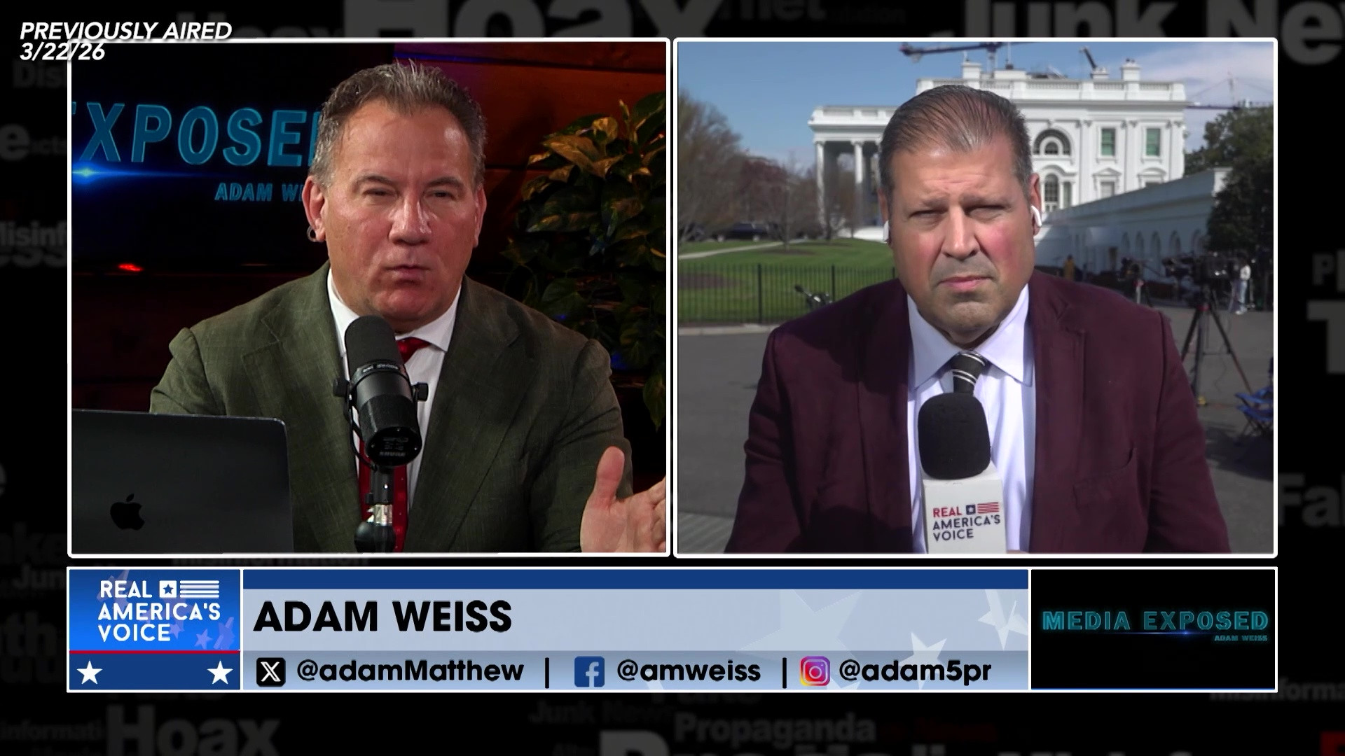 ME 3-22-26 B - Adam and David Zere discuss the Media pushing a MAGA civil war over Iran action