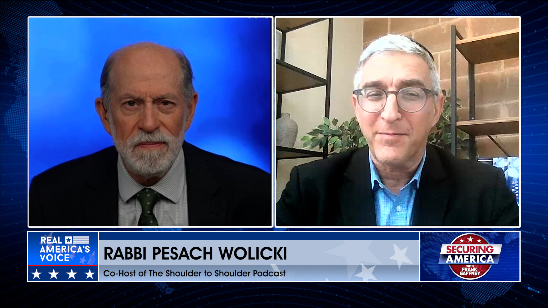 Frank Gaffney is Joined by Rabbi Pesach Wolicki Pt. 1