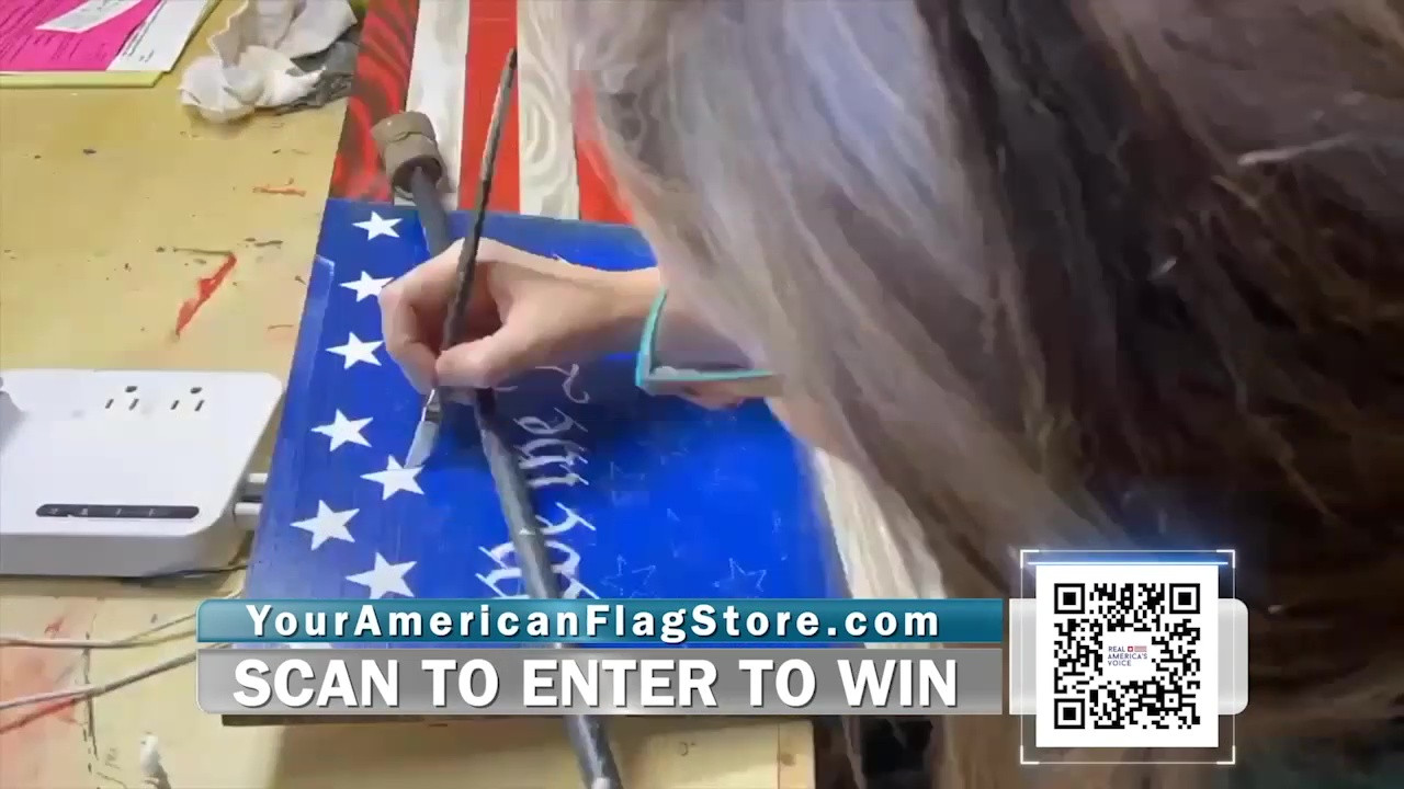 REAL AMERICA'S VOICE FLAG GIVEAWAY