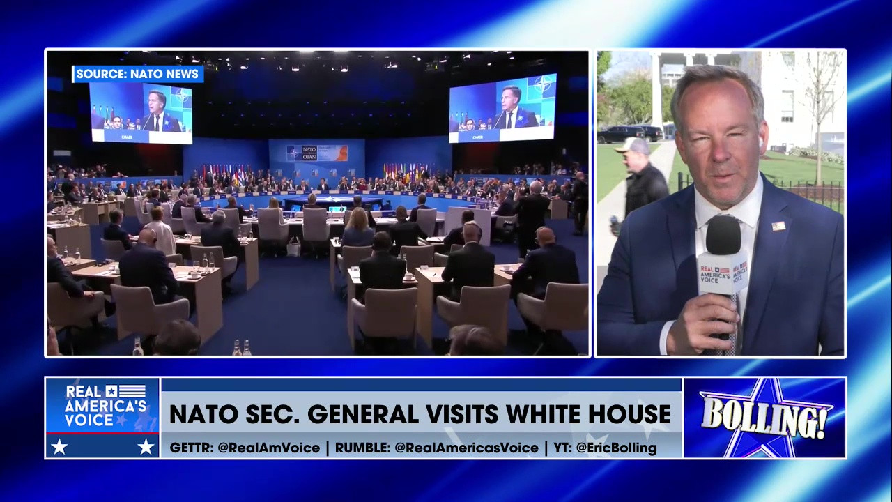 NATO SEC. GENERAL VISITS WHITE HOUSE