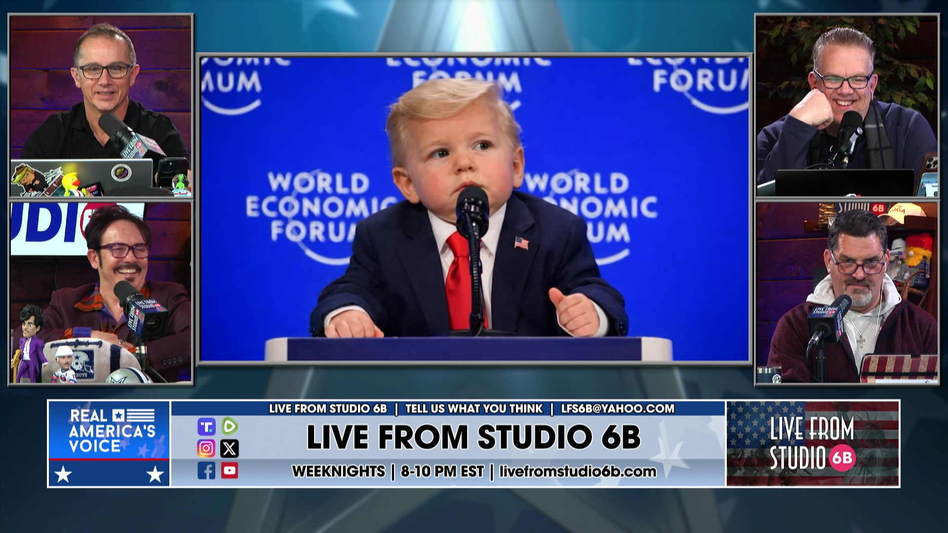 1-21-26 5 - Diaper Diplomacy, House OC hold Clintons in contempt, Lutnicks Davos speech, Sports