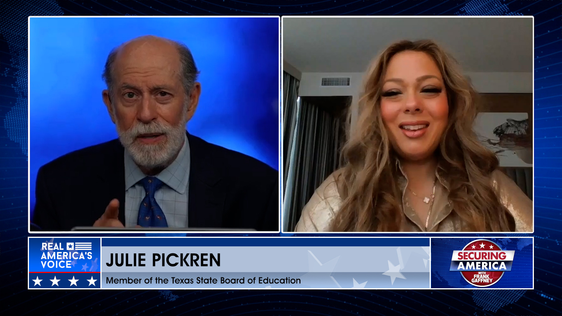 Frank Gaffney is joined by Julie Pickren Pt. 1