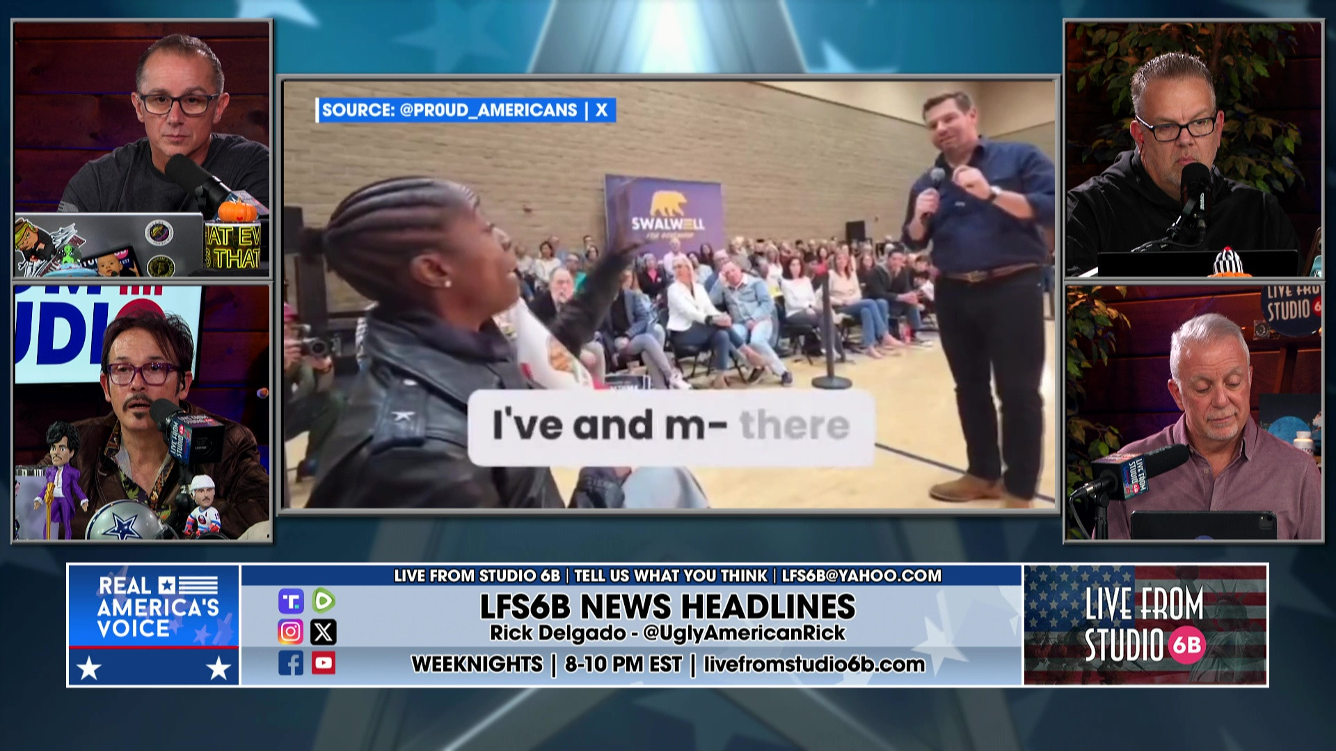 11-25-25 6 - Slick has Sports, Swalwell vs Tish Hyman