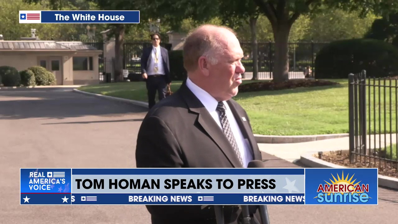BORDER CZAR TOM HOMAN SPEAKS TO PRESS
